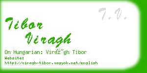 tibor viragh business card